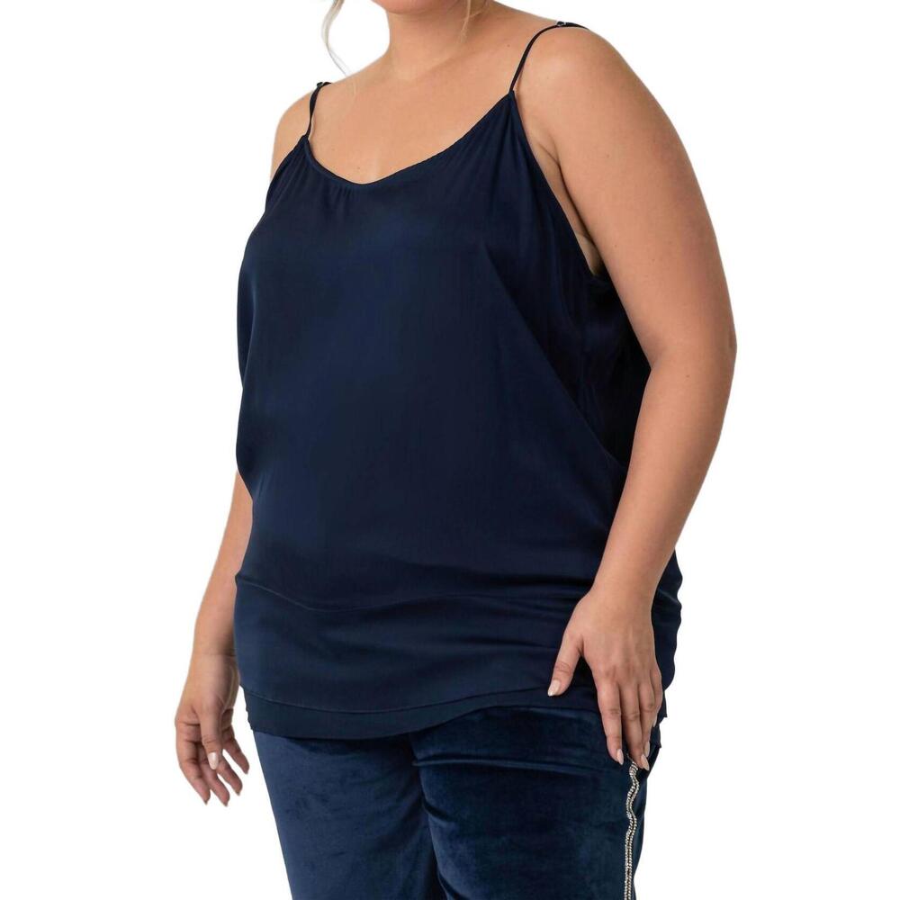NEW NOUVELLE / SILK95FIVE zanzi cami in navy